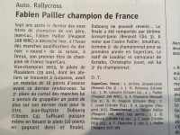 Le télégramme (12 octobre 2014)