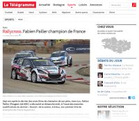 Le télégramme (12 octobre 2014)