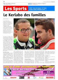 Le télégramme (29 juillet 2016)