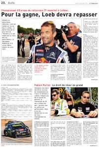 Le télégramme (2 septembre 2013)